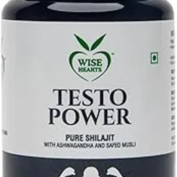 Testo Power – Shilajit, Ashwagandha & Safed Musli | Testosterone Booster for Men | Energy, Stamina, Muscle Strength & Vitality Support | 60 Ayurvedic Capsules-image-82