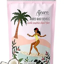 Hard Wax Beads, Ajoura 1lb Refill Wax Beans for Hair Removal Kit, Brazilian Coarse Waxing for Bikini, Face, Eyebrow, Back, Chest, Legs, Armpit, At Home Waxing Beads for Women Men-picture-30
