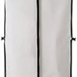 JAZZY PEARLS® 5xGarment Bags Long Section Clothes Protector for Windbreaker T Shirts Tuxedos White | 1 Clothes Dust Cover(5 Pack) image 1