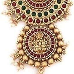 Matt Finish lakshmi With Peacock Design short Jada Billa Pin For Hair-picture-10