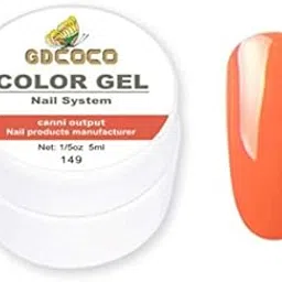 GDCOCO 5ml nail UV Gel soak off UV LED Nail Art Pure Color Gel paint color UV gel polish (GD-CG-5ml-149)-image-84
