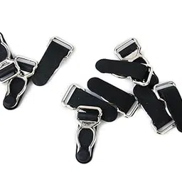 20 Pieces Ladies Corset Garter Grips Suspender Clips Stocking Clips Lingerie Accessory Black-image-97