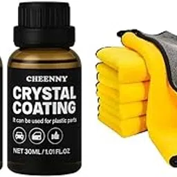 Crystal Coating for Cloths Car and Bike Plastic Parts | 30ml PVC Restorer and Revitalizing Coating Agent | Maintenance Dashboard Plastic Cleaner Polish Shining (PACK OF-2)-picture-20