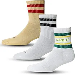 marlit | Men & Women Socks | Old School Stripes Socks Combo (PACK OF 3)-picture-21