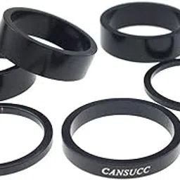 UJEAVETTE® 6Pcs Alloy Bicycle Headset Spacer Front Fork Head Parts Washer Adjuster|Bicycle|Bicycle for Men Adult|Bicycle Light|Bicycle for Men|Bicycle for Kids|Bicycle Pump|Bicycle for-picture-48