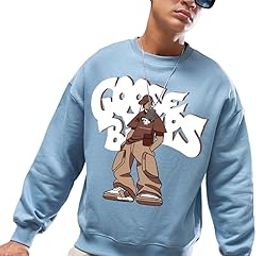 natris Stylish Men's Oversized Sweatshirt || Printed Sweatshirt || Drop Shoulder Sweatshirts for Men || Printed Sweatshirt for Men-picture-44