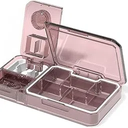 3 In 1 Multifunctional Medicine Kit | Medicine Cutter | Pill Tablet Cutter | Medicine Splitter Divider | Pill Crusher Cutter (Pack of 1,Multicolor)-picture-17