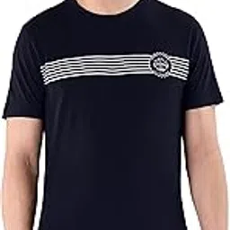 u.s. polo assn. Men's Cotton Regular Fit Tri Blend Brand Stripe LE005 Lounge T-Shirt (Pack of 1)-picture-34