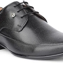 liberty Healers S201-06 Formal Lace Ups Derby Shoes for Men | Leather Insole | TPR Sole | Softy Leather Upper | Lightweight & Comfortable | Modern Design-picture-31