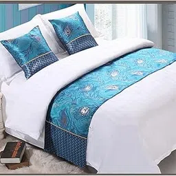 Bed Runner Cloth Bed Skirt Bedding Towels Anchovies Flower 50x210cm-image-50