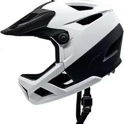 JAZZY PEARLS® Full Face Bike Breathable Uni Cap Lightweight Mountain Bike Black White-Sporting Goods-Cycling-Helmets & Protective Gear-Helmets-1 Bike-image-46