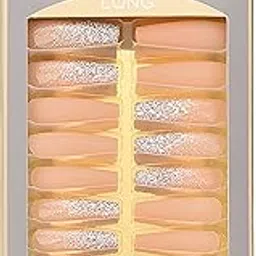 ZIBUYU® 24 PCS Matte Press-On Nails Acrylic Full Cover Artificial False Nails with Double Sided Adhesive Tabs, French Nail Set Compatible with Nail Art Kit for Girls and Home Salon Use-picture-41