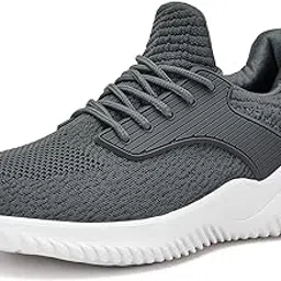 akk Womens Walking Running Shoes - Sports Jogging Shoes Comfortable Breathable Sneakers Casual Lace Up Knitted Mesh Shoes for Gym Work-picture-51