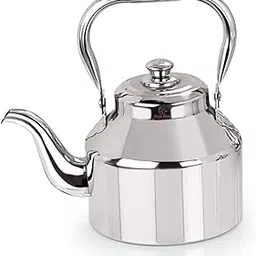 Heart Home 5 Litre Stainless Steel Tea Pot/Tea Kettle, Dishwasher Safe, Mirror Finish, 50 Cup (Silver), 5 LTR-picture-26