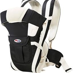 Chinmay Kids Adjustable Hands-Free 4-In-1 Baby Carrier Cum Kangaroo Black Bag With Comfortable Head Support & Buckle Straps For 0-18 Months Baby, Toddler-picture-19