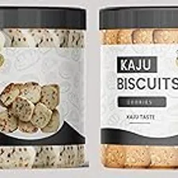 THE HERB PLANET Fruit Nut Cookies 250g + Kaju Cookies 200g – Nutty Jumbo Cookie Pack-image-69