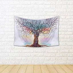 ArtzFolio Old Tree Canvas Fabric Painting Tapestry | Wall Art Hanging 59.5 x 41.3 inch (151 x 105 cms)-picture-21
