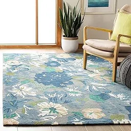 Handmade Blended Pure Woollen Geometrical Carpet for Living Room Bedroom Living Room Home Size 4X6 FEET Carpet-picture-34
