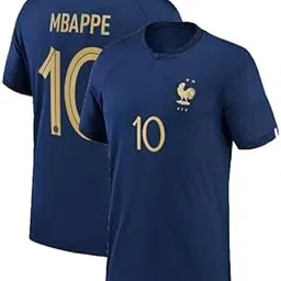 Mbapee Fans Football Team Official Short Sleeve Home Jersey T Shirt 2025-2026 (Kit,Boy,Men)-image-92