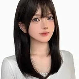 ASSU Hairs Natural Brown Straight Hair Wig | Women's Full Wig With Bangs | 21 Inch Heat Resistant Synthetic Hairs | Includes Wigcap-picture-16