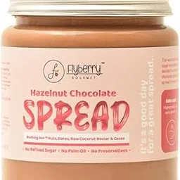 Flyberry Gourmet Hazelnut Chocolate Spread | 34% Hazelnut & 23% Almond | No Palm Oil & Refined Sugar | 100% Natural Ingredients | No Added Preservatives | Easy To Spread on Bread, Paratha | 500 g-picture-11