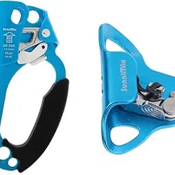 UJEAVETTE® Rock Climbing Arborist Right Hand Ascender Rope Clamp Riser + Chest Ascender-picture-12