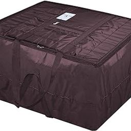 Kuber Industries Parachute Jumbo Attachi Bag Travel Handbag Storage Carrying Bag, Blanket Cover, Duffle, Travel Multi-Purpose Bag CTKTC034657 (Brown)-picture-26