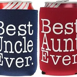 ATORSE® 2Pc Beer Can Bottle Cooler Sleeve Wrap Holder Wedding Favor-picture-10