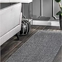 Home Decor Cotton Rug, Natural Fibers, Braided Reversible Cotton Carpet for Bedroom Living Room, Dining Room, Hall, Office (2x5 feet, Multi New)-picture-29