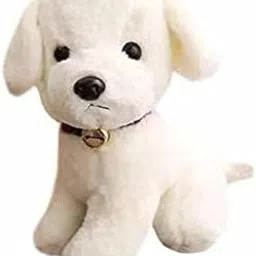 VY84 Plush Dolls, Stuffed Toys Cute Puppy Soft Toy for Kid (White)-picture-16