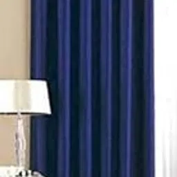 The Elegant Rooms Premium Thick Polyester Long Crush Curtains (Blue, 7 Feet) - Set of 1, Lightweight-picture-24