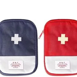 AASAISH Mini First Aid Kit Travel Pouch Medicine Storage Bag for Outdoor Medical Bag Emergency Survival (Empty Pouch, Color as Available)-picture-42