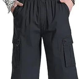 reoutlook- the fashion connect Reoutlook 3/4 Long Denim Cargo Capri For Men/Denim Cargo Capri-picture-35
