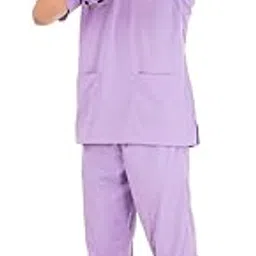 MedWear Classic Scrub for Men | Half Sleeves | Comfort Fit | V-neck | Top&Bottom | Doctors, Nurses & Medical Students |-picture-12