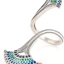 shaya by CaratLane Oxidised Owning My Clumsy Nature Ring in 925 Silver for women-picture-31