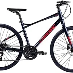 CRADIAC - Concept X |24 Speed Gear Hybrid Cycle for Men,700 * 35 C Bicycle for Boys |Rigid Fork,6061 Alloy Frame | Shimano Hydraulic Dual DISC Brakes, Ideal for 15+ Years 5.8+ FT-image-29