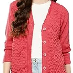aarika Womens Casual Wear Black Colour Solid Woolen Cardigan-picture-27