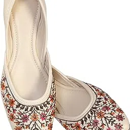 Women's Designer Emboidery with Stone Work Punjabi Jutis-picture-42