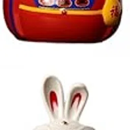 CALANDIS 2X Rabbit Piggy Bank Collection Sculpture Ornament for New Year Decor | Figurines-image-40