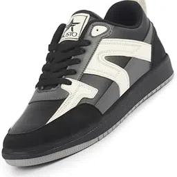 fausto Men Colorblocked Lace Up Sneakers | Classic Casual Shoe | Soft Cushioned Insole | Low Top Sneaker Shoes-picture-10