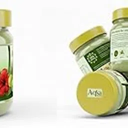 Aqsa Naturals 100% Pure Henna Powder with Amla, Brahmi, Hibiscus, Bhringraj & Methi – Natural Hair Color & Conditioner | Herbal Mehndi for Hair | Prevents Premature Greying, Adds Shine & Strength (300g)-picture-15
