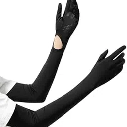 Zebroc 2 PCS Hand Gloves Sleeve for UV Sun Protection, Anti-UV Breathable Sunscreen Driving Glove Cooling Arm Full Finger Sleeves Brace, Car Driving Long Glove Arm Sleeve-image-63