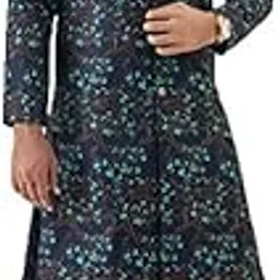 Jecquard Floral Regular Mens Indo Western Set-image-46