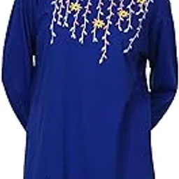 rravayki Women's Long Printed Cotton Round Neck Full Sleeve T-Shirt-picture-14