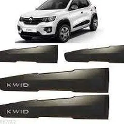 AUTO MOTO Side Door Beading Door Protector Full Black Color for Renault Kwid Set of 4-picture-24