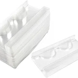 6X50Pcs Eyelash Trays Poly Empty Makeup Beauty Salons Home Clear Rectangle | Makeup | Eyes | False Eyelashes & Adhesives-picture-12