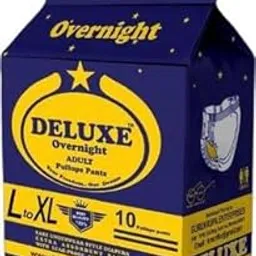 Deluxe Overnight Unisex Adult Pant Diaper, Waist Size 80-120 cm Adult Diapers - L - XL (10 Pieces) (L-XL Size)-picture-30