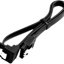 Wizzo 1.5GB/s, 3GB/s, 6GB/s Right Angle 90 Degree L Shape SATA III /SATA 3 Data Cable with Locking Latch for Internal Hard Disk Drive HDD, SSD & DVD Writer - Black-picture-64