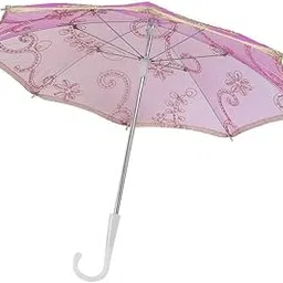 infispace Handmade Mini Lace Parasol Umbrella for Wedding Decor, Photoshoot & Party props (12 Inches)-picture-22