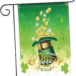 CLUB BOLLYWOOD® ST Patricks Day Garden Green Hat Props Sign for Home Deck Spring Style B | Yard, Garden & Outdoor Living | Garden D?©cor | s|1 Garden (NOT Include Pole Holder)-picture-31